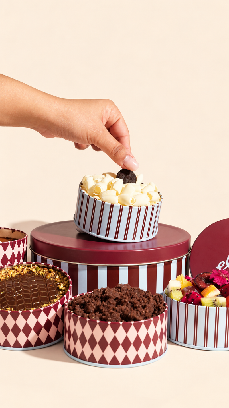 Dessert tins